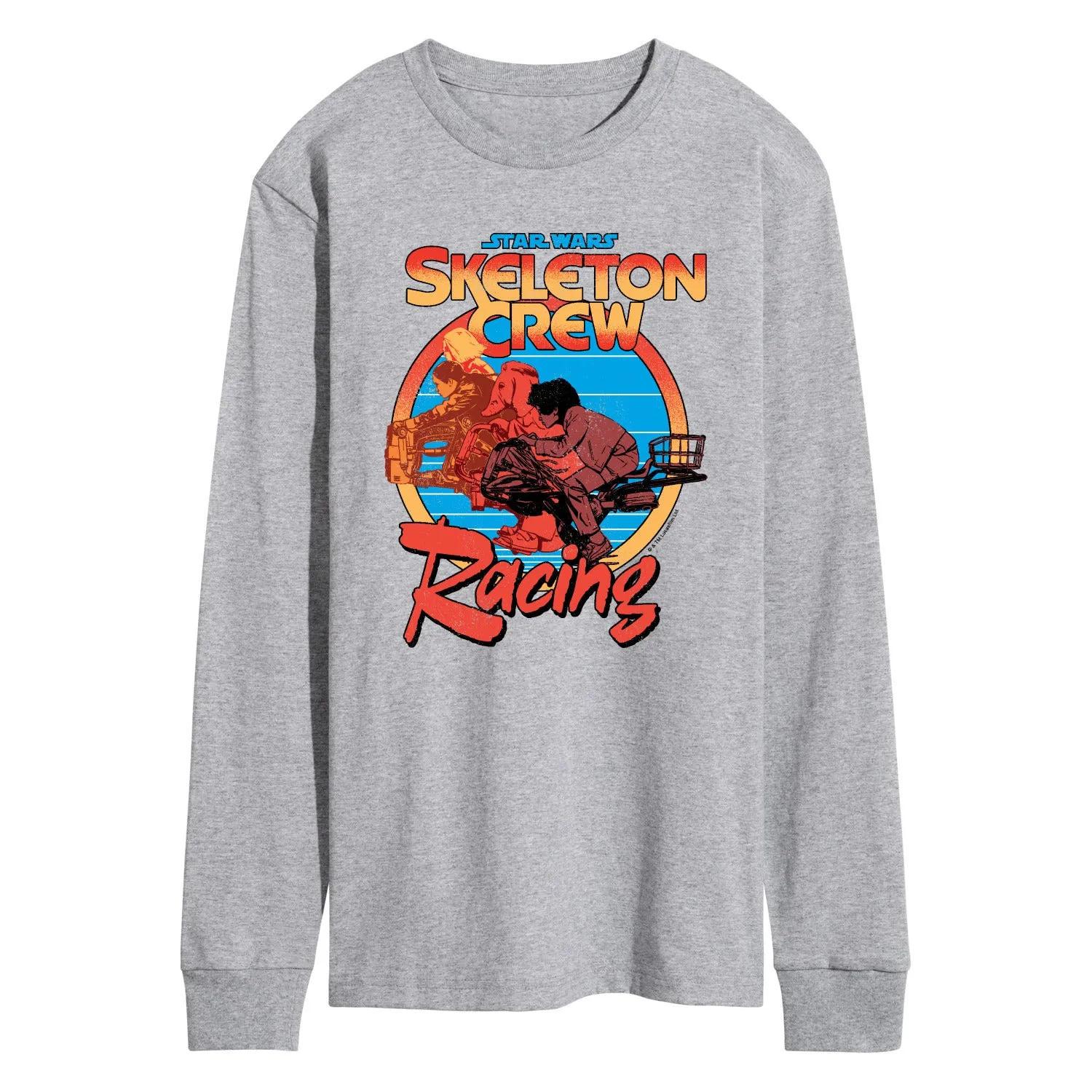 Star Wars: Skeleton Crew - Racing - Men's Long Sleeve Graphic T-Shirt sold by Zulily