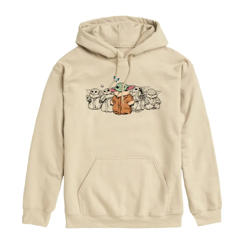 The Mandalorian - Grogu Multi - Men's Fleece Hoodie Sweatshirt made by Zulily