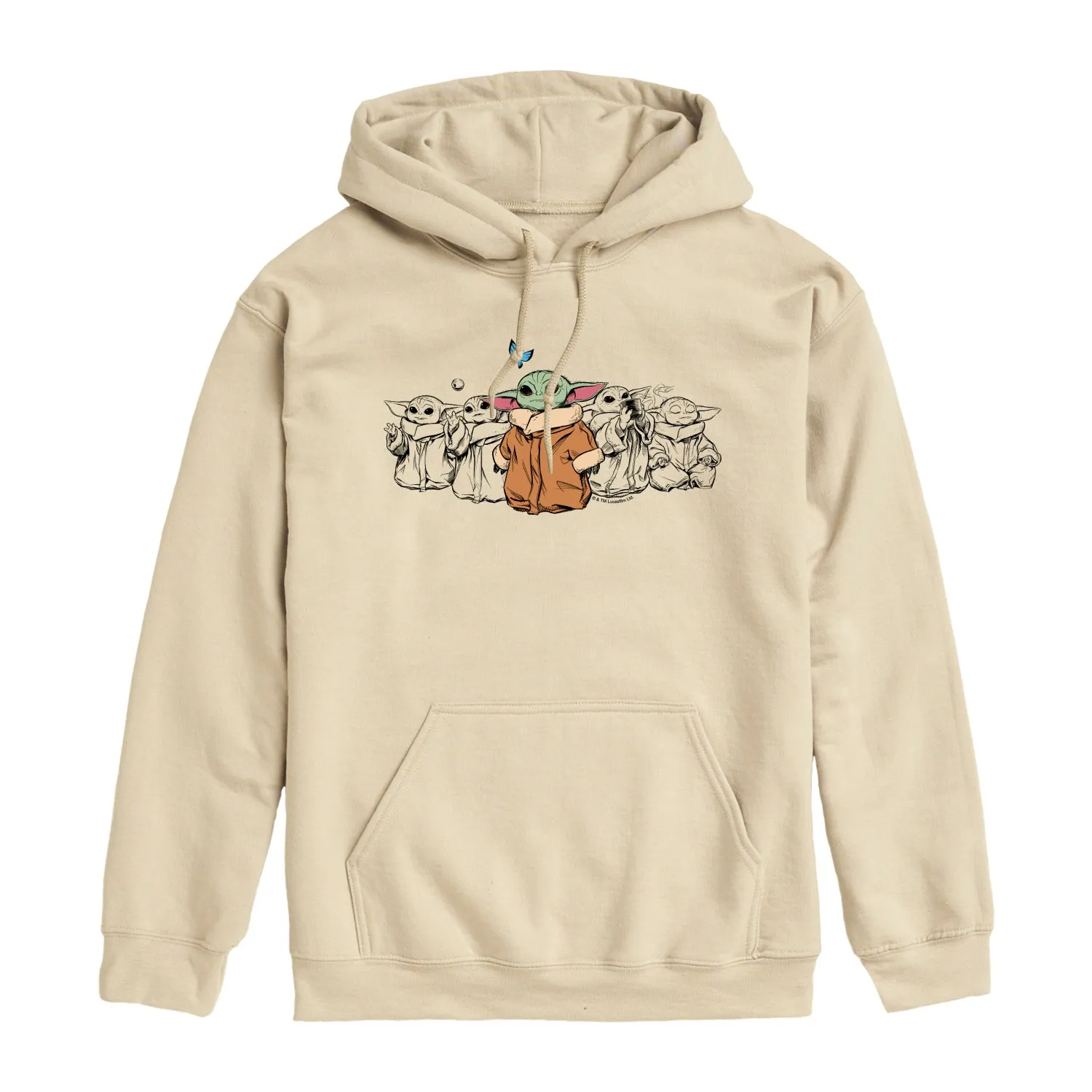 The Mandalorian - Grogu Multi - Men's Fleece Hoodie Sweatshirt sold by Zulily