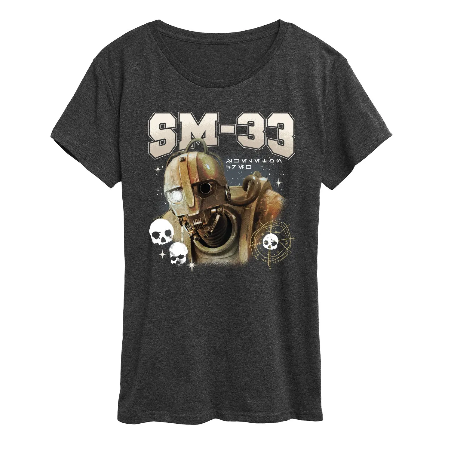 Star Wars: Skeleton Crew - SM33 Bootleg - Women's Short Sleeve Graphic T-Shirt sold by Zulily