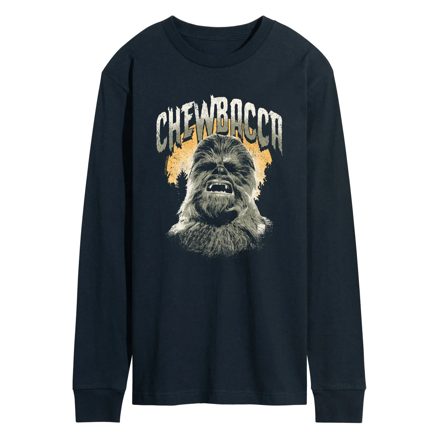 Star Wars - Chewbacca Horror Poster - Men's Long Sleeve Graphic T-Shirt sold by Zulily