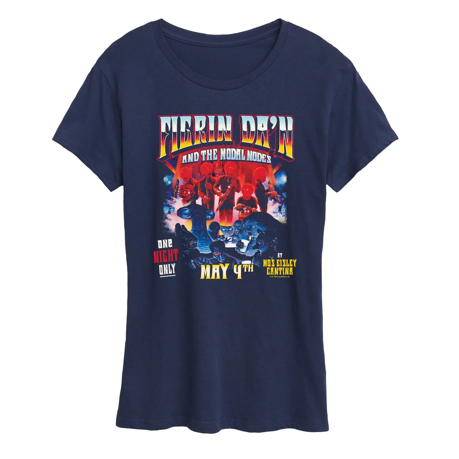 Star Wars - Figrin Da'n - Women's Short Sleeve Graphic T-Shirt sold by Zulily