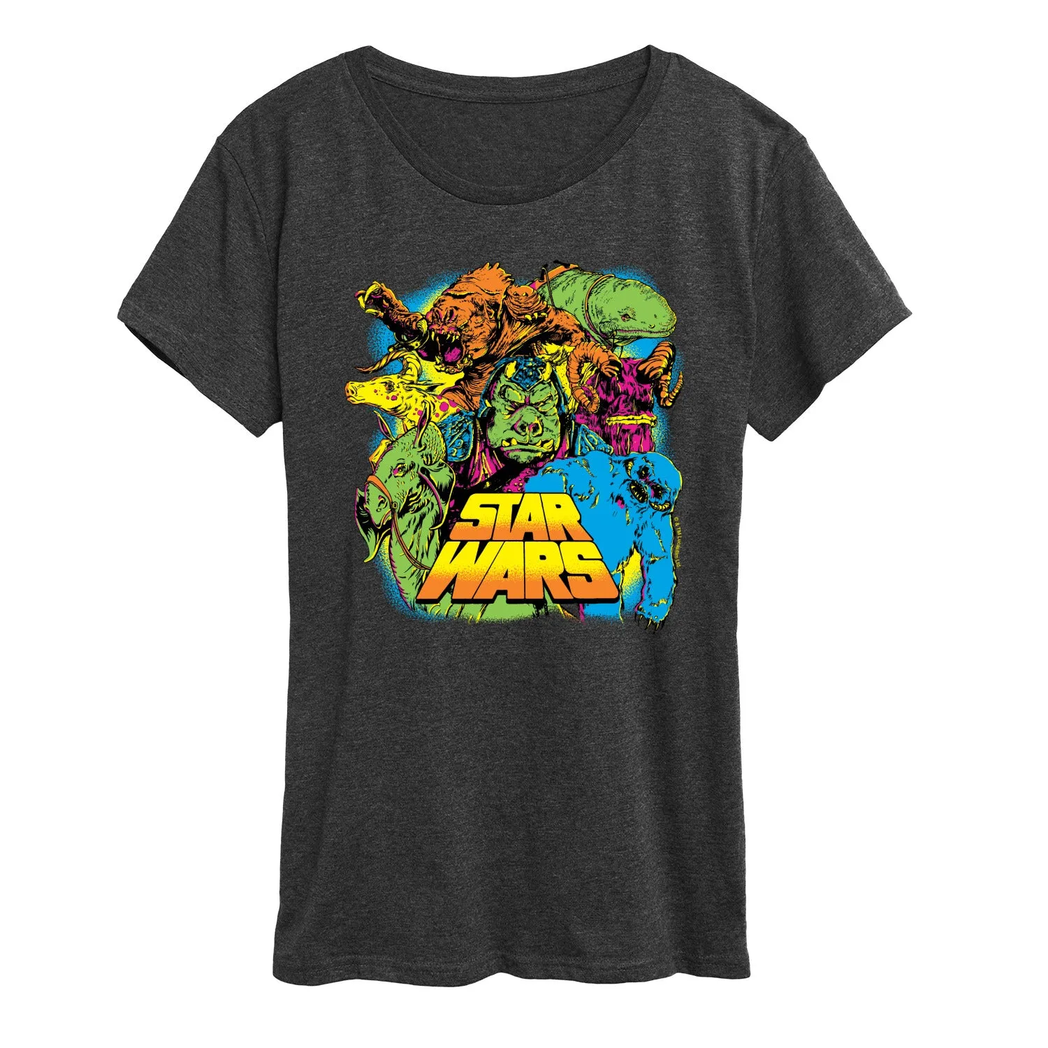 Star Wars - Spooky Creatures - Women's Short Sleeve Graphic T-Shirt sold by Zulily product image thumbnail 4