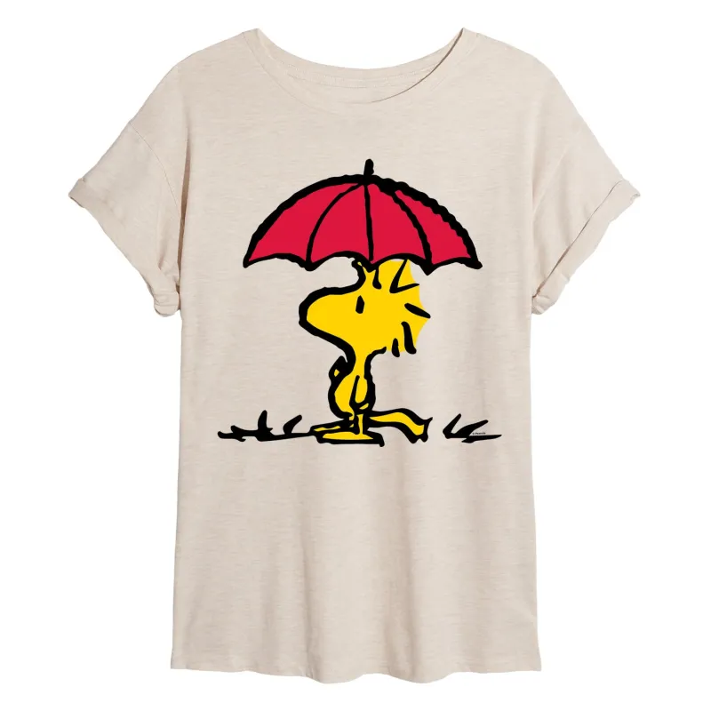 Peanuts - Woodstock - Women's Oversized Graphic T-Shirt sold by Zulily