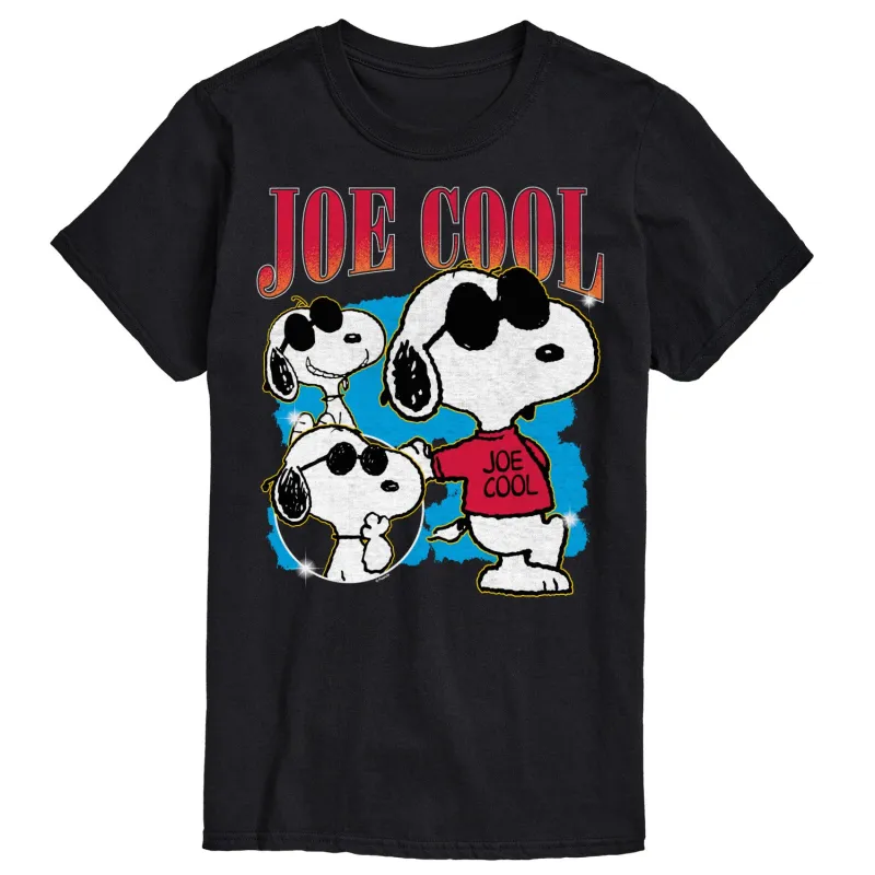 Peanuts - Joe Cool Collage - Men's Short Sleeve Graphic T-Shirt sold by Zulily