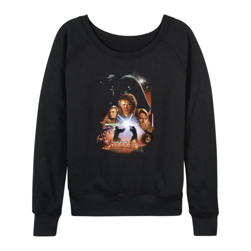 Star Wars - Revenge of the Sith Poster - Women's French Terry Long Sleeve Pullover made by Star Wars