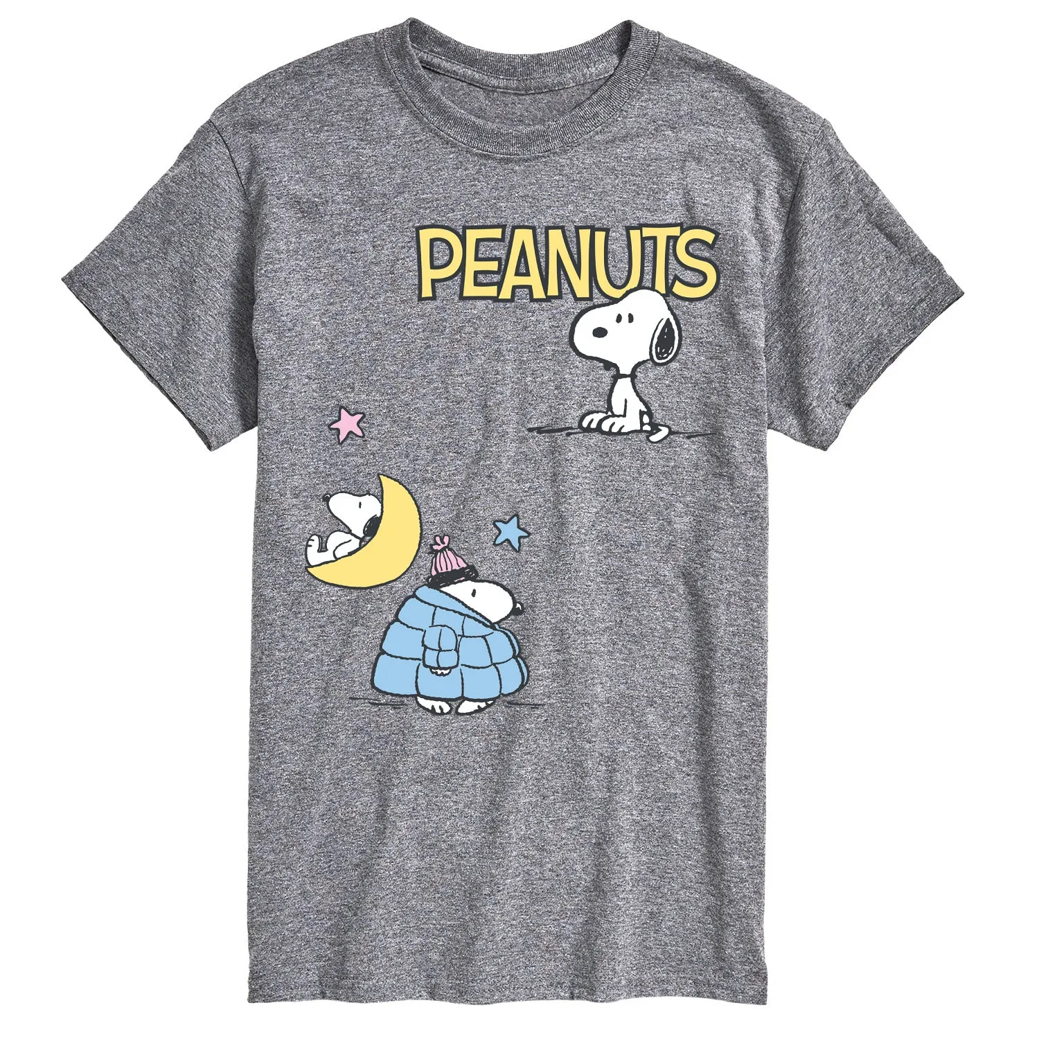 Peanuts - Snoopy Patchwork - Men's Short Sleeve Graphic T-Shirt sold by Zulily