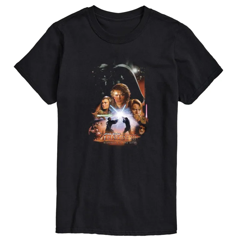 Star Wars - Revenge of the Sith Poster - Men's Short Sleeve Graphic T-Shirt made by Star Wars