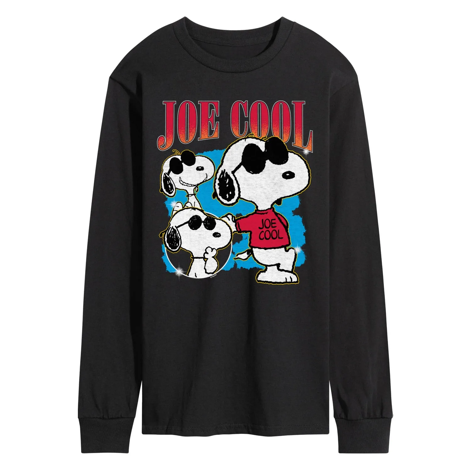 Peanuts - Joe Cool Collage - Men's Long Sleeve Graphic T-Shirt sold by Zulily