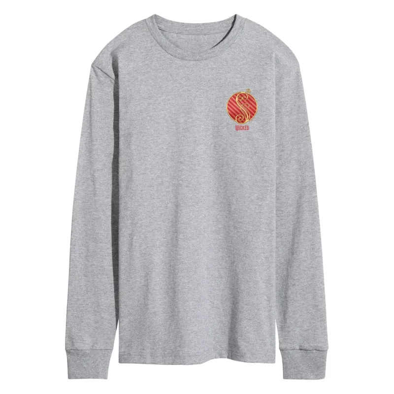 Wicked - Glinda Badge - Men's Long Sleeve Graphic T-shirt made by Zulily