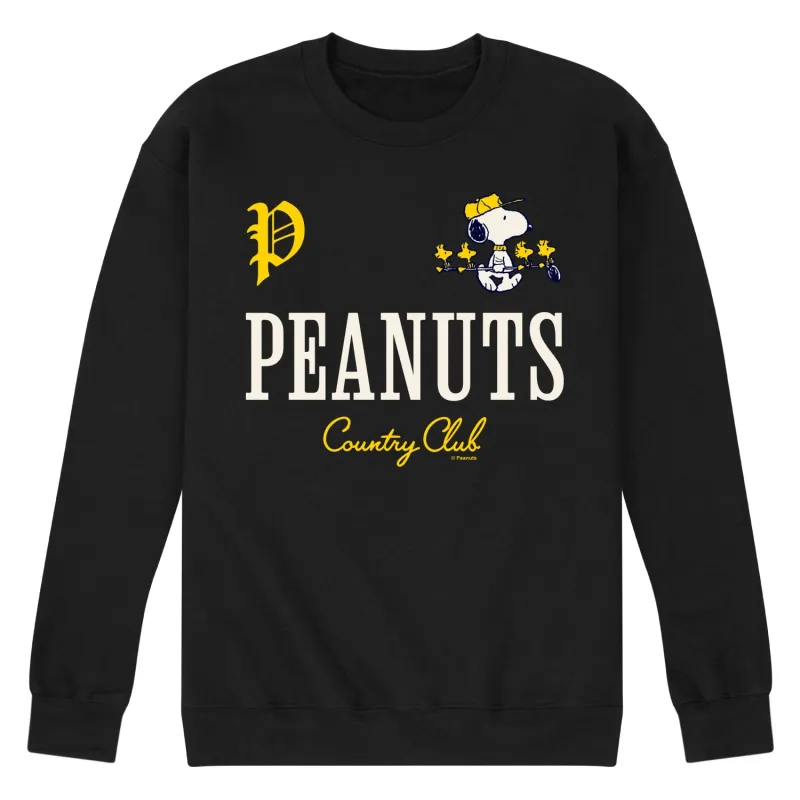 Peanuts - Country Club - Men's Crew Fleece Sweatshirt made by Peanuts