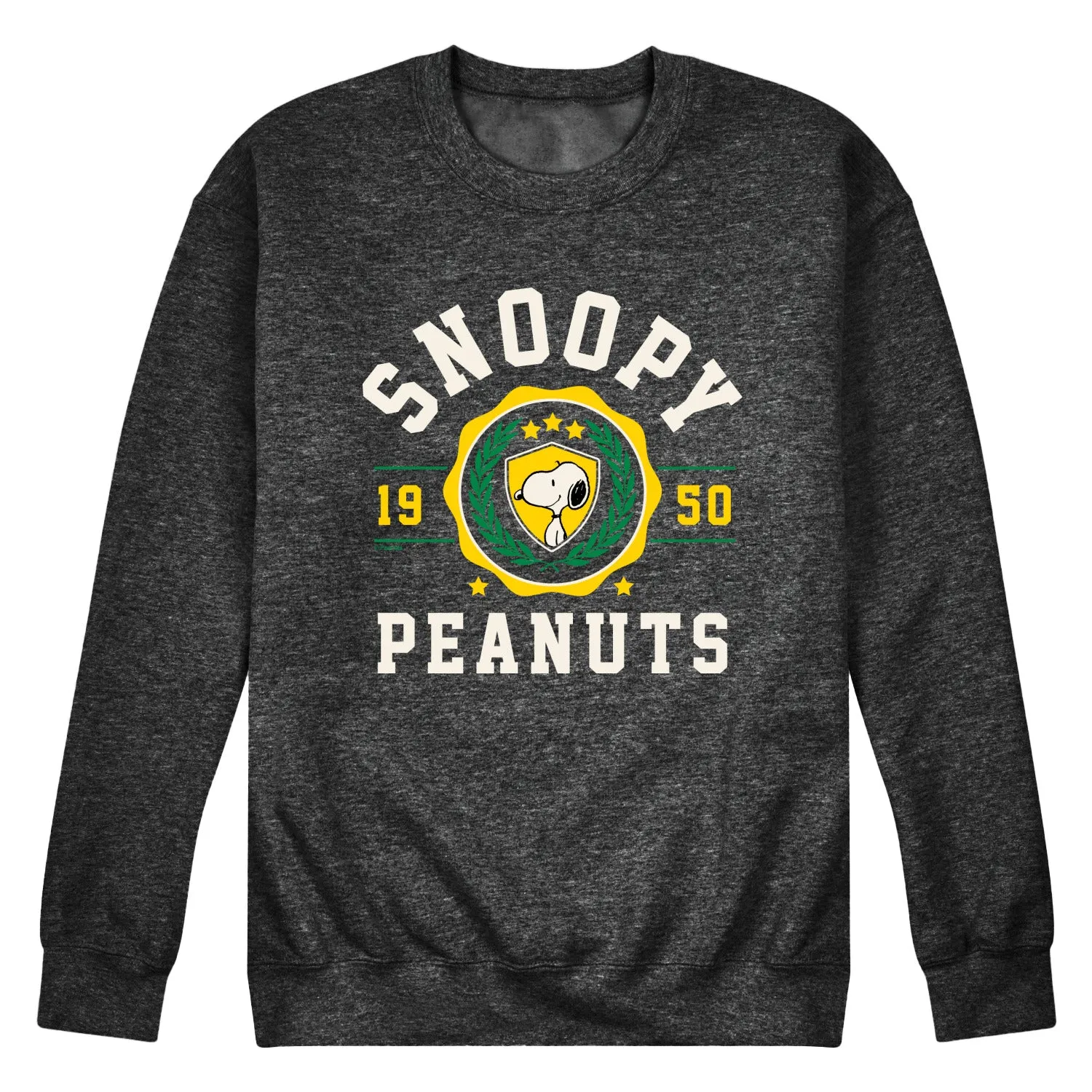 Peanuts - Snoopy Collegiate - Men's Crew Fleece Sweatshirt sold by Zulily product image thumbnail 3