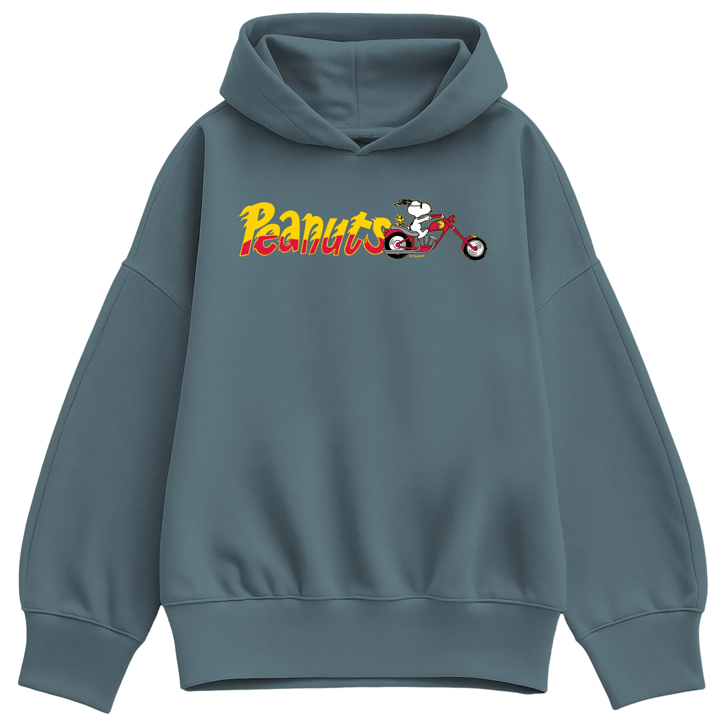 Peanuts - Snoopy Chopper - Women's Oversized Fleece Hoodie Sweatshirt sold by Zulily product image thumbnail 3