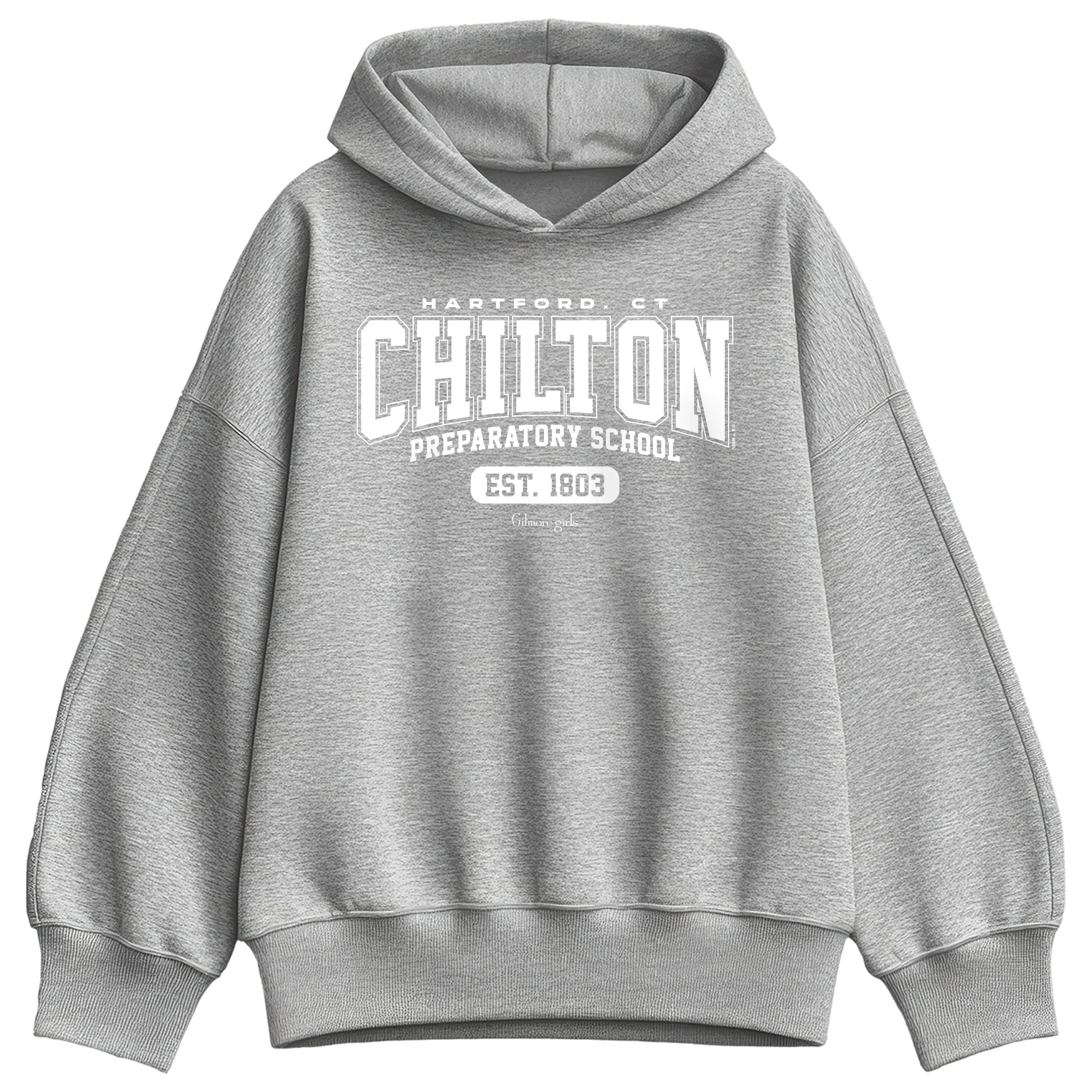 Gilmore Girls - Chilton Prep School - Oversized Fleece Hoodie Sweatshirt sold by Zulily