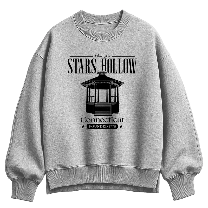 Gilmore Girls - Stars Hollow  - Ladies Oversized Fleece Crew Sweatshirt sold by Zulily