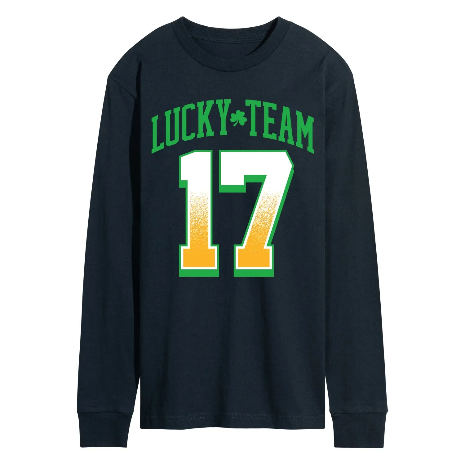 Instant Message - Lucky Team 17 - Men's Long Sleeve Graphic T-Shirt sold by Zulily