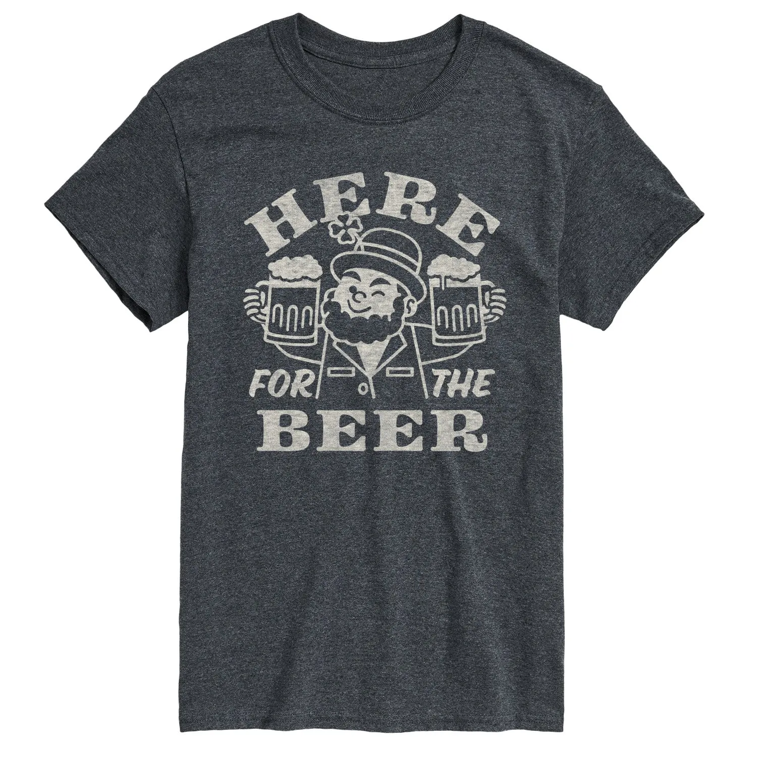 Instant Message - Here for the Beer - Men's Short Sleeve Graphic T-Shirt sold by Zulily product image thumbnail 5