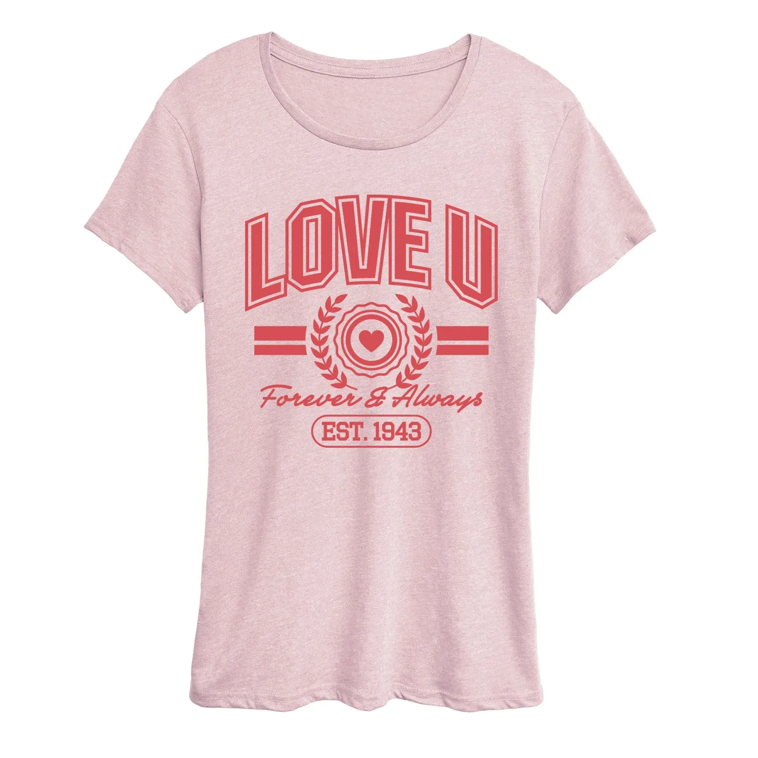 Instant Message - Love U Forever & Always - Women's Short Sleeve Graphic T-Shirt sold by Zulily product image thumbnail 5