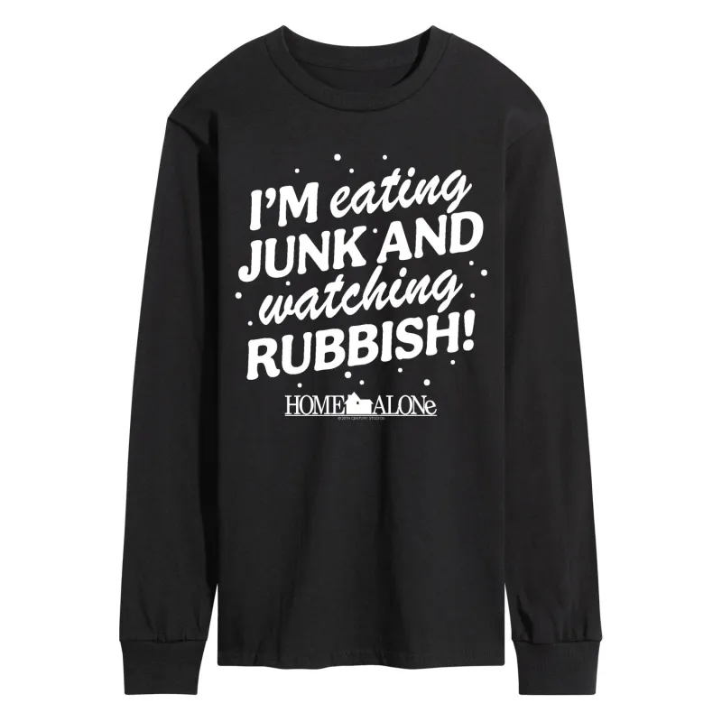 Home Alone - Junk And Rubbish - Men's Long Sleeve Graphic T-Shirt made by Zulily