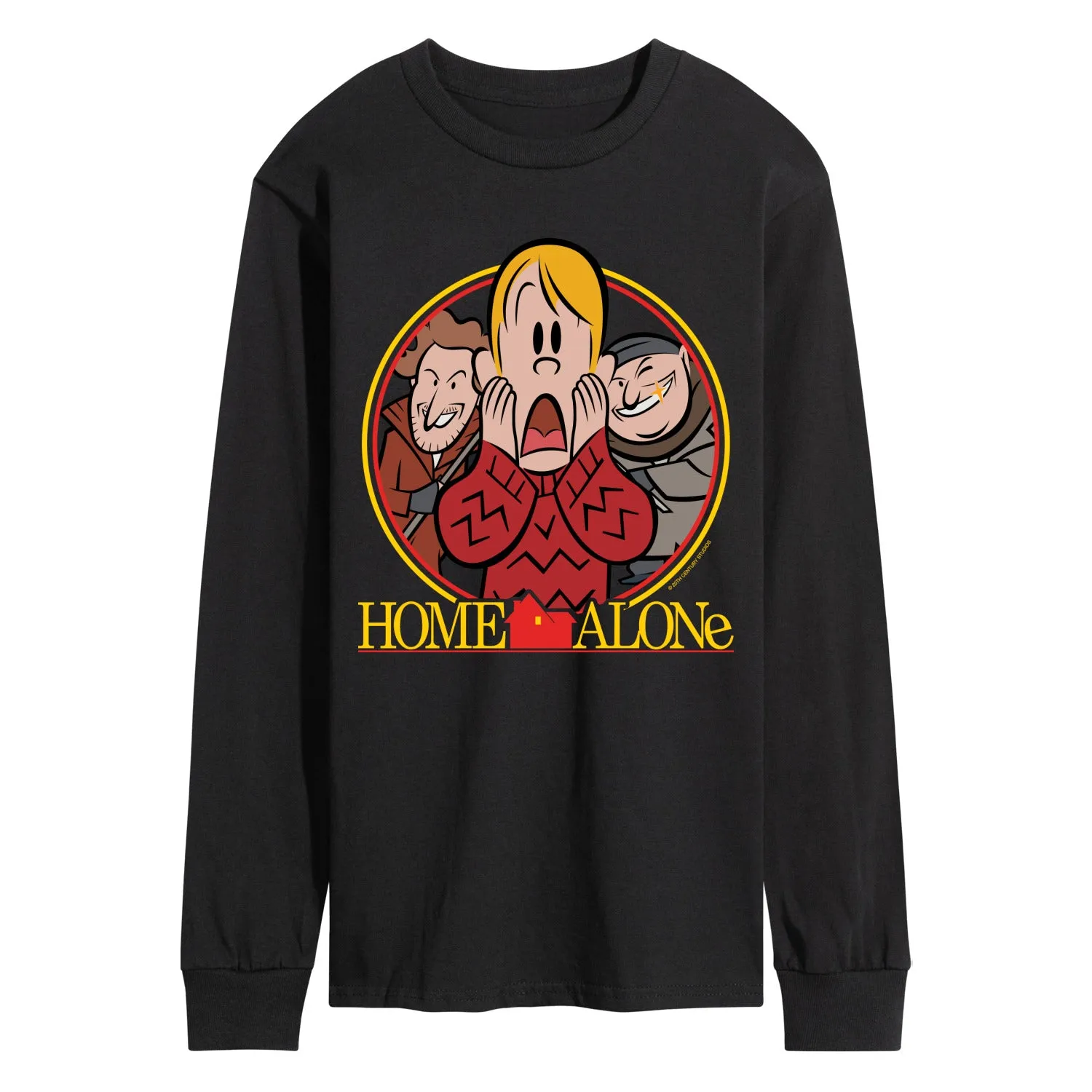 Home Alone - Movie Poster - Men's Long Sleeve Graphic T-Shirt sold by Zulily