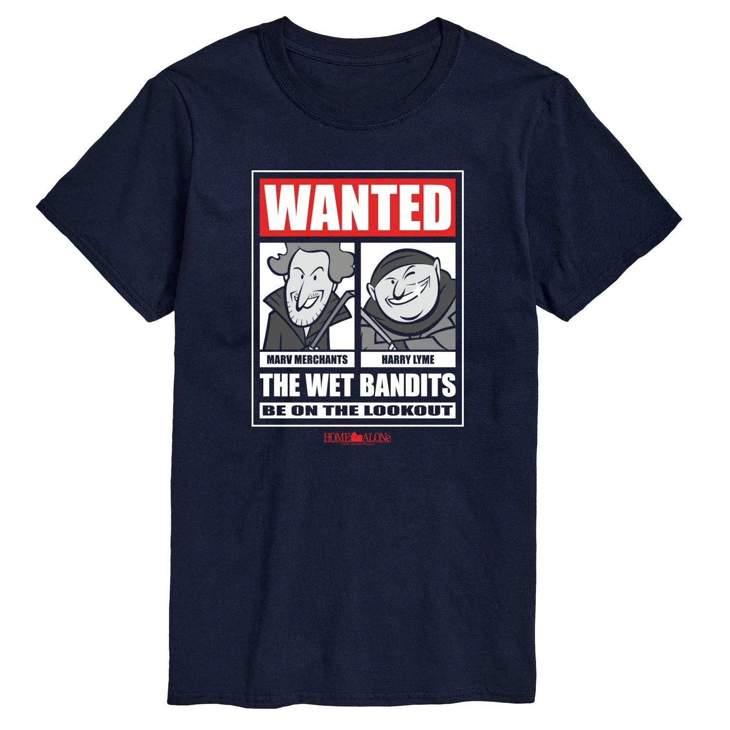 Home Alone - Wanted Wet Bandits-Men's Short Sleeve Graphic T-Shirt sold by Zulily product image thumbnail 2