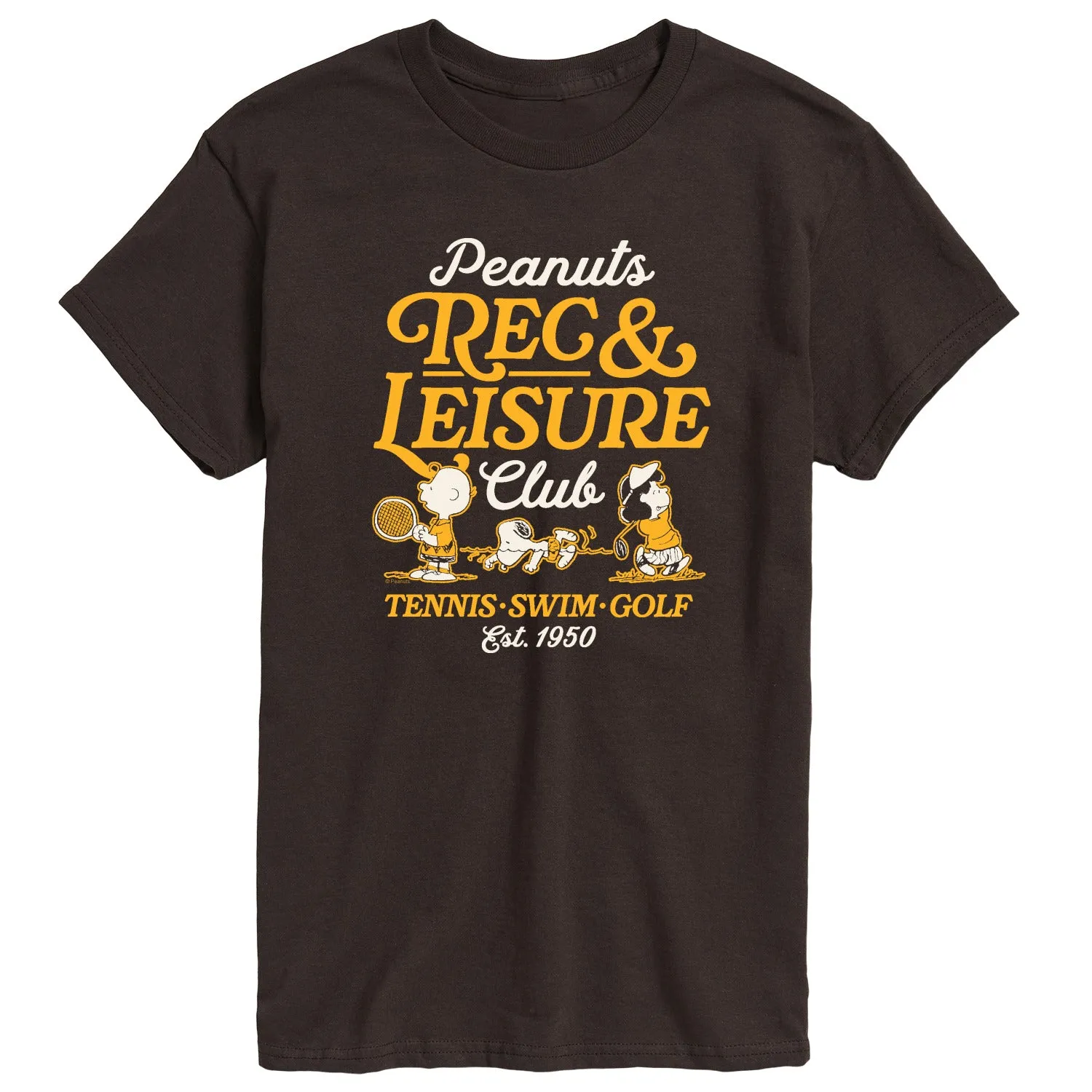 Peanuts - Rec And Leisure Club - Men's Short Sleeve Graphic T-Shirt sold by Zulily product image thumbnail 3