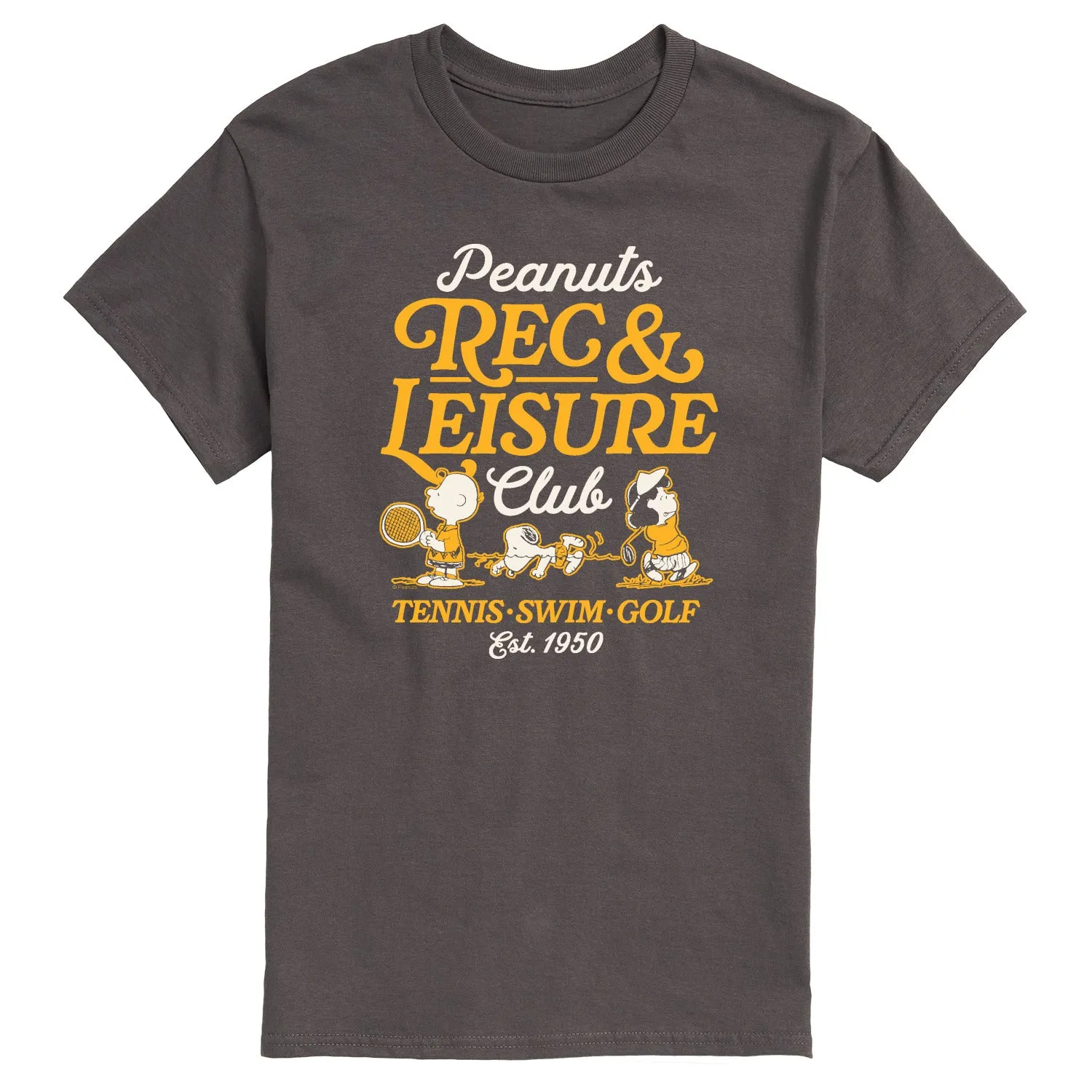 Peanuts - Rec And Leisure Club - Men's Short Sleeve Graphic T-Shirt sold by Zulily