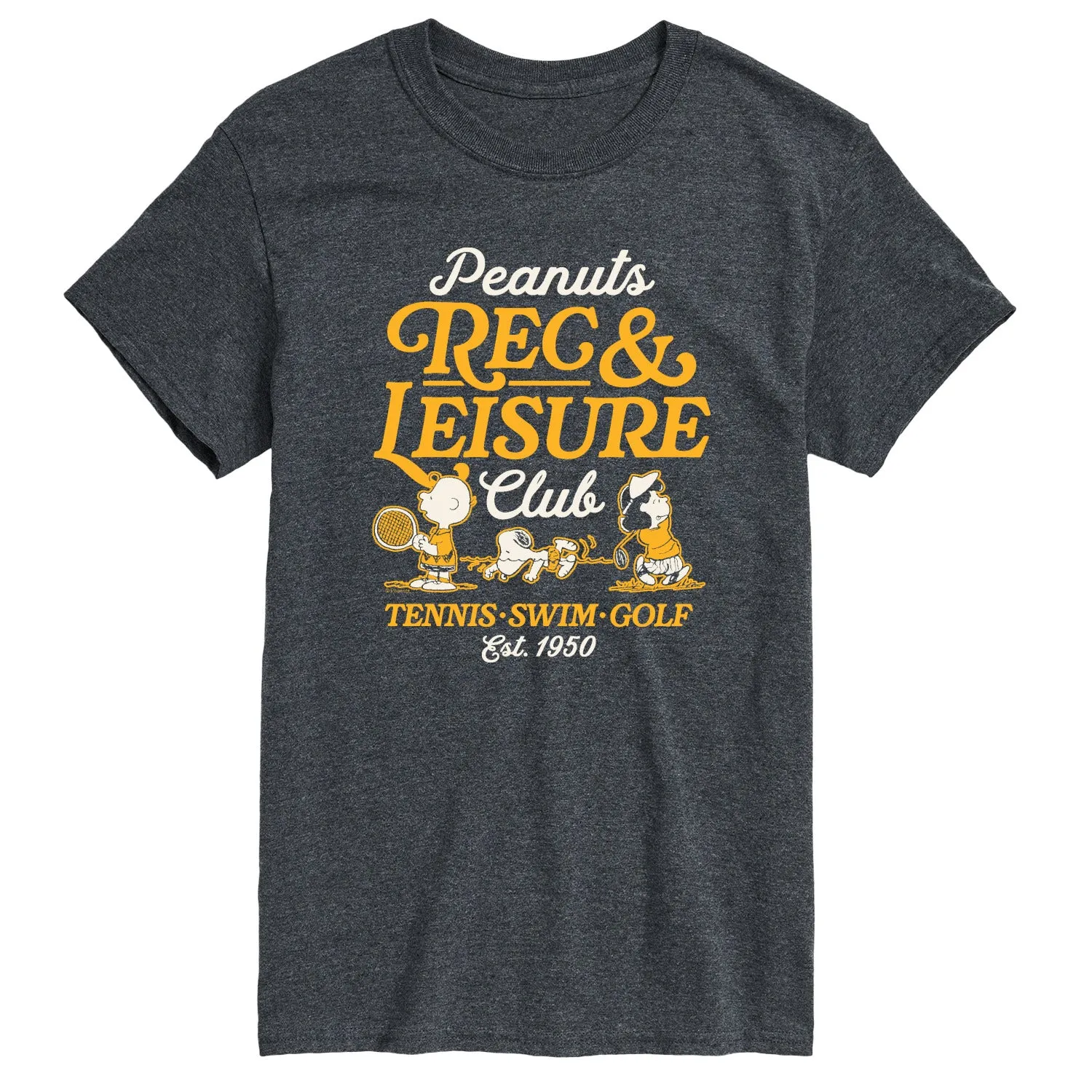 Peanuts - Rec And Leisure Club - Men's Short Sleeve Graphic T-Shirt sold by Zulily product image thumbnail 5