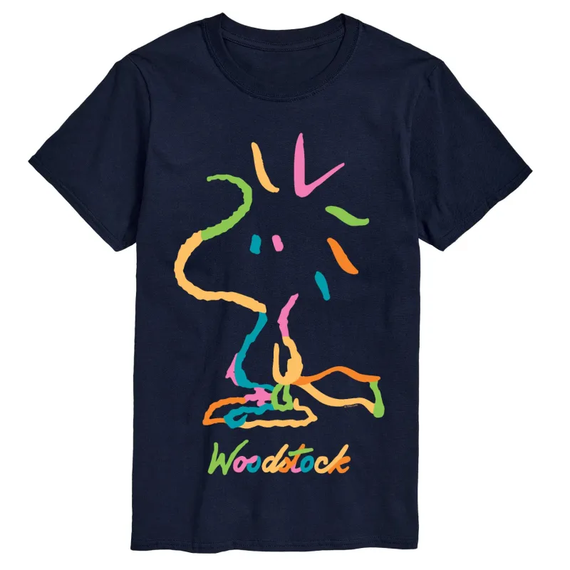 Peanuts - Woodstock Colors - Men's Short Sleeve Graphic T-Shirt sold by Zulily