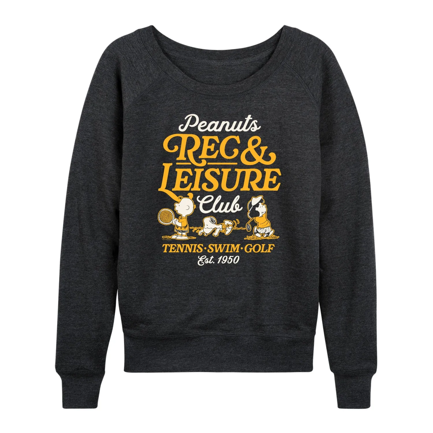 Peanuts - Rec And Leisure Club - Women's French Terry Long Sleeve Shirt sold by Zulily product image thumbnail 2