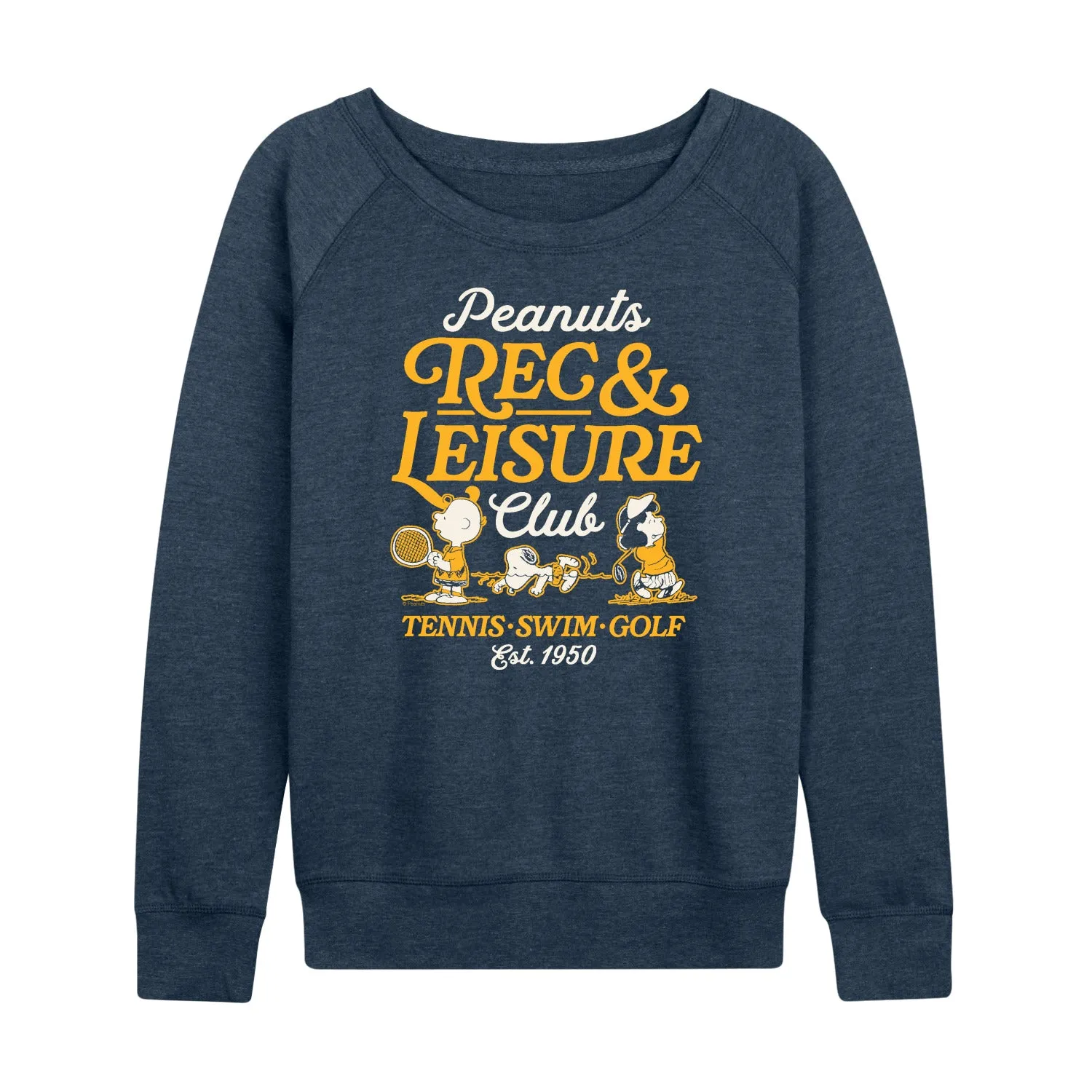 Peanuts - Rec And Leisure Club - Women's French Terry Long Sleeve Shirt sold by Zulily product image thumbnail 3