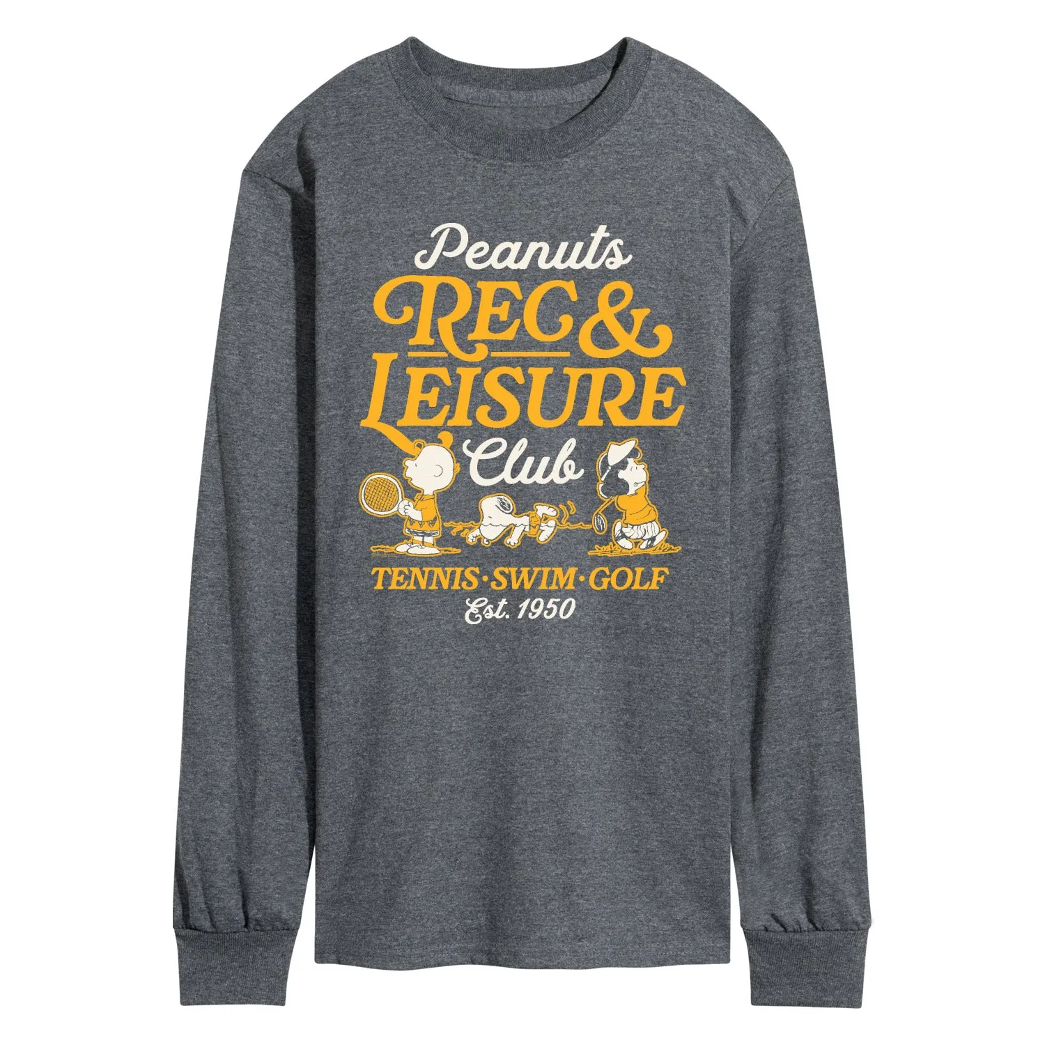 Peanuts - Rec And Leisure Club - Men's Long Sleeve Graphic T-Shirt sold by Zulily product image thumbnail 3