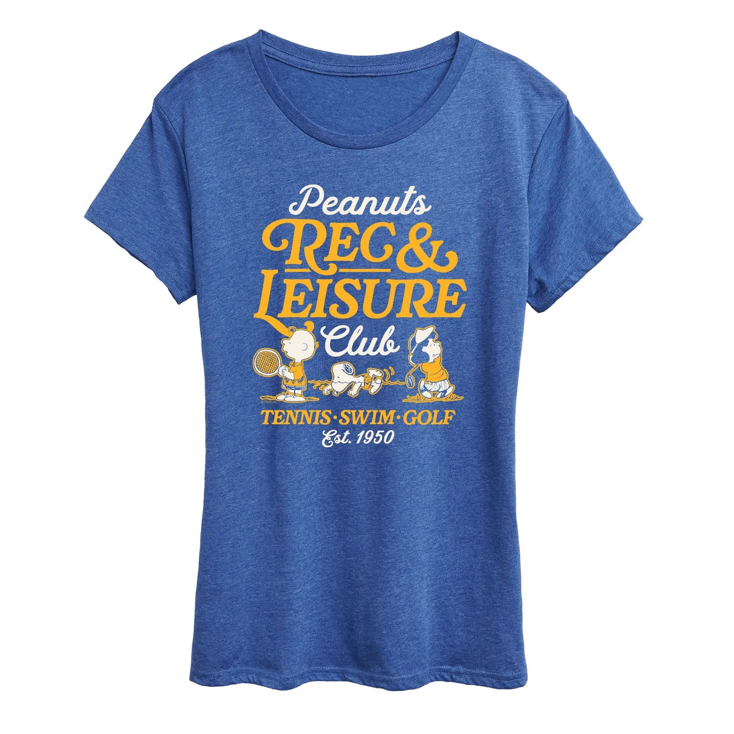 Peanuts - Rec And Leisure Club - Women's Short Sleeve Graphic T-Shirt sold by Zulily product image thumbnail 5