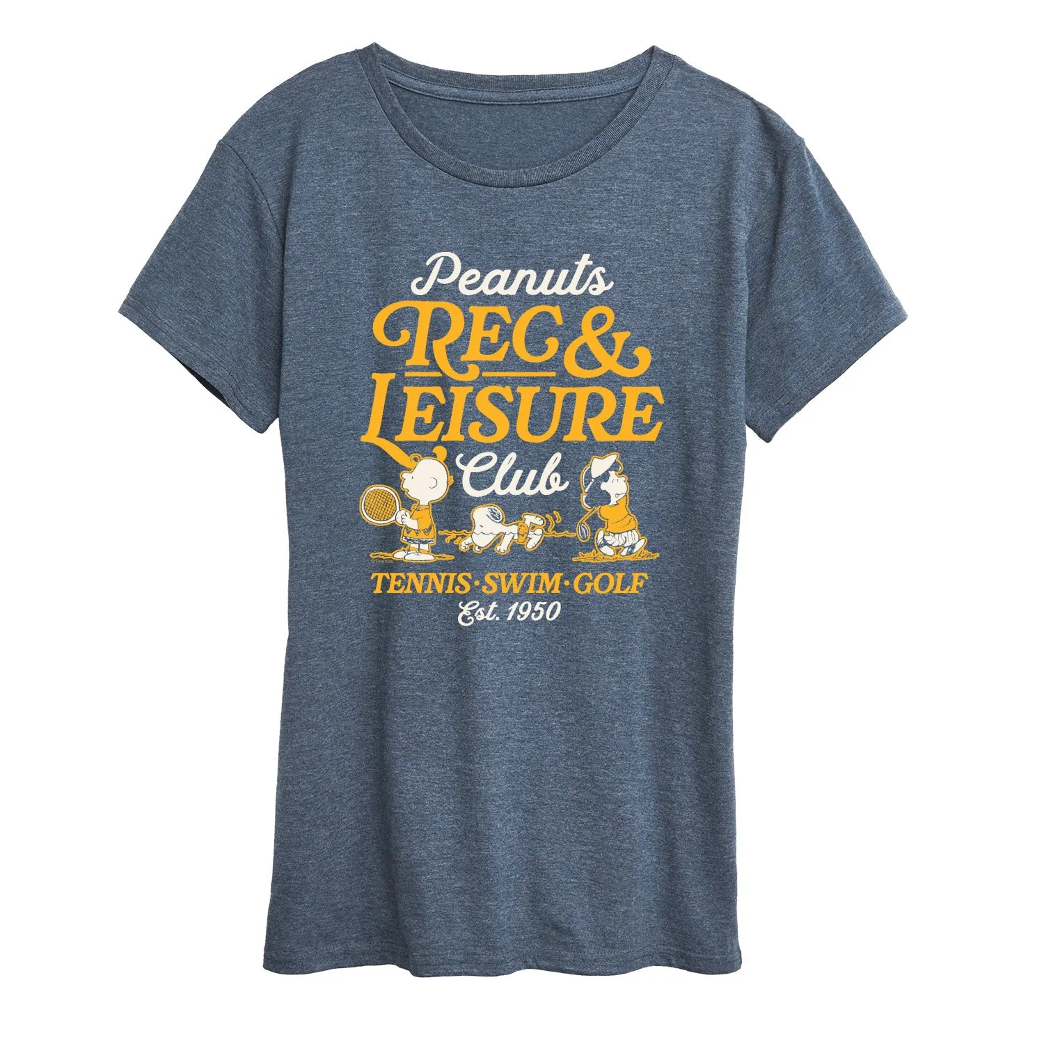 Peanuts - Rec And Leisure Club - Women's Short Sleeve Graphic T-Shirt sold by Zulily product image thumbnail 2