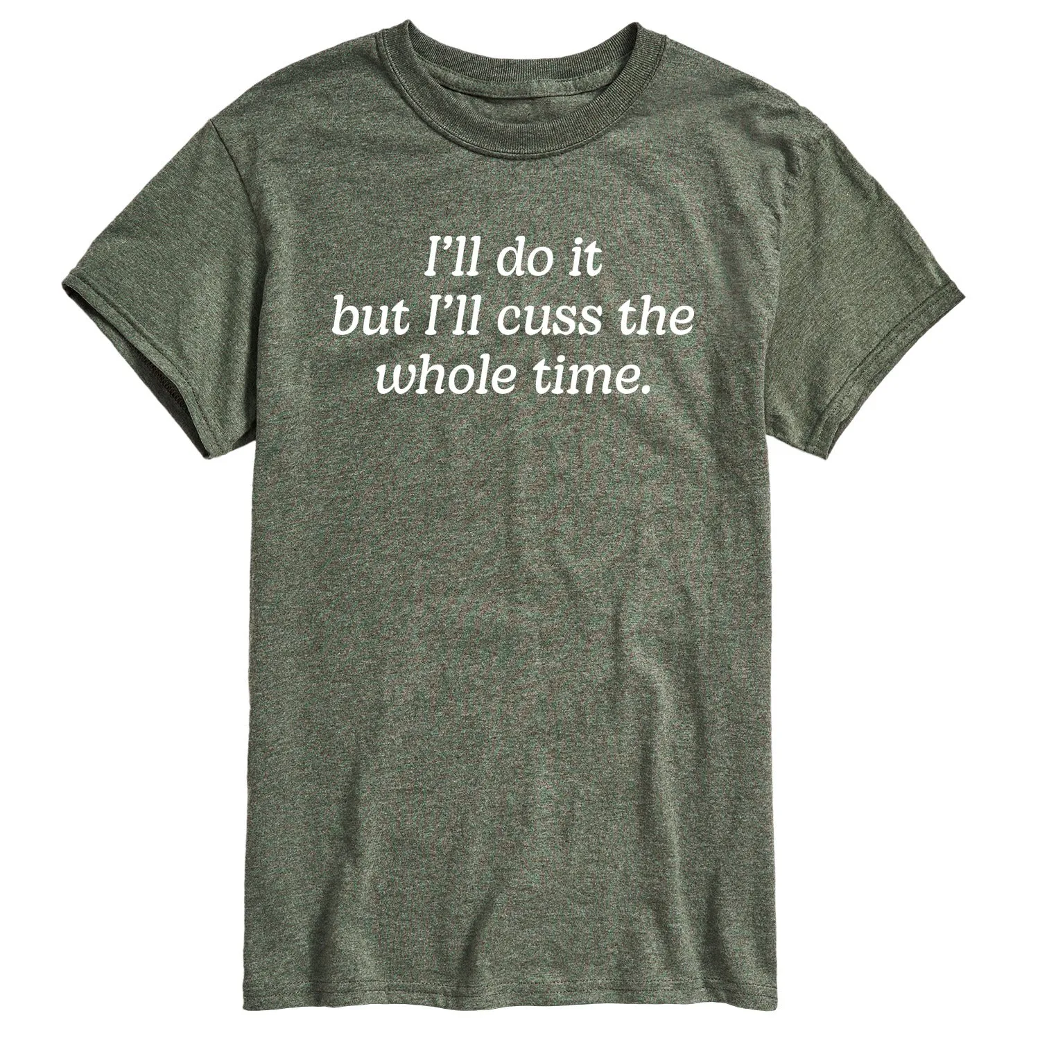Instant Message - Do It But Cuss Whole Time - Men's Short Sleeve Graphic T-Shirt sold by Zulily product image thumbnail 3