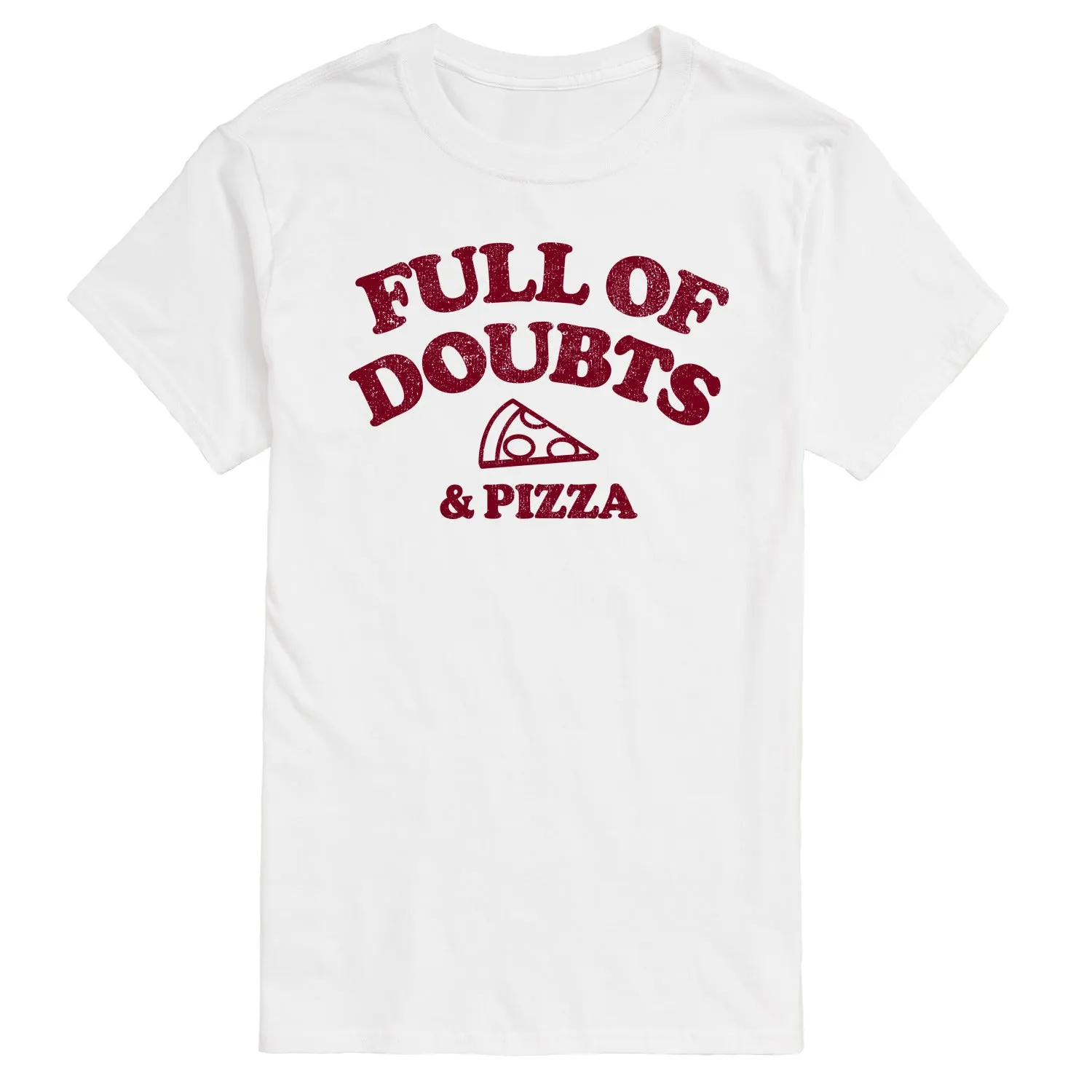 Instant Message - Full Of Doubts And Pizza - Men's Short Sleeve Graphic T-Shirt sold by Zulily product image thumbnail 3