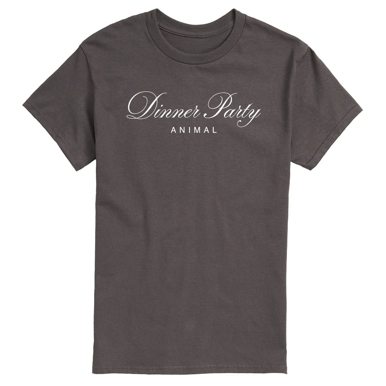 Instant Message - Dinner Party Animal - Men's Short Sleeve Graphic T-Shirt sold by Zulily