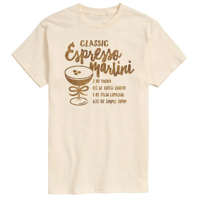 Instant Message - Espresso Martini - Men's Short Sleeve Graphic T-Shirt sold by Zulily