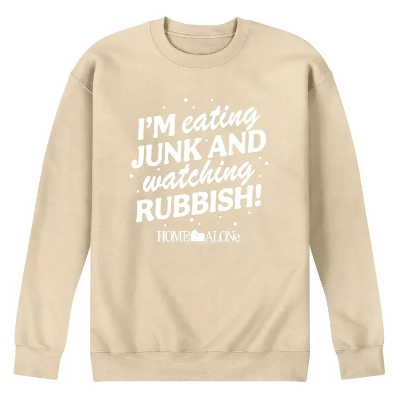 Home Alone - Junk And Rubbish - Men's Crew Fleece Sweatshirt sold by Zulily