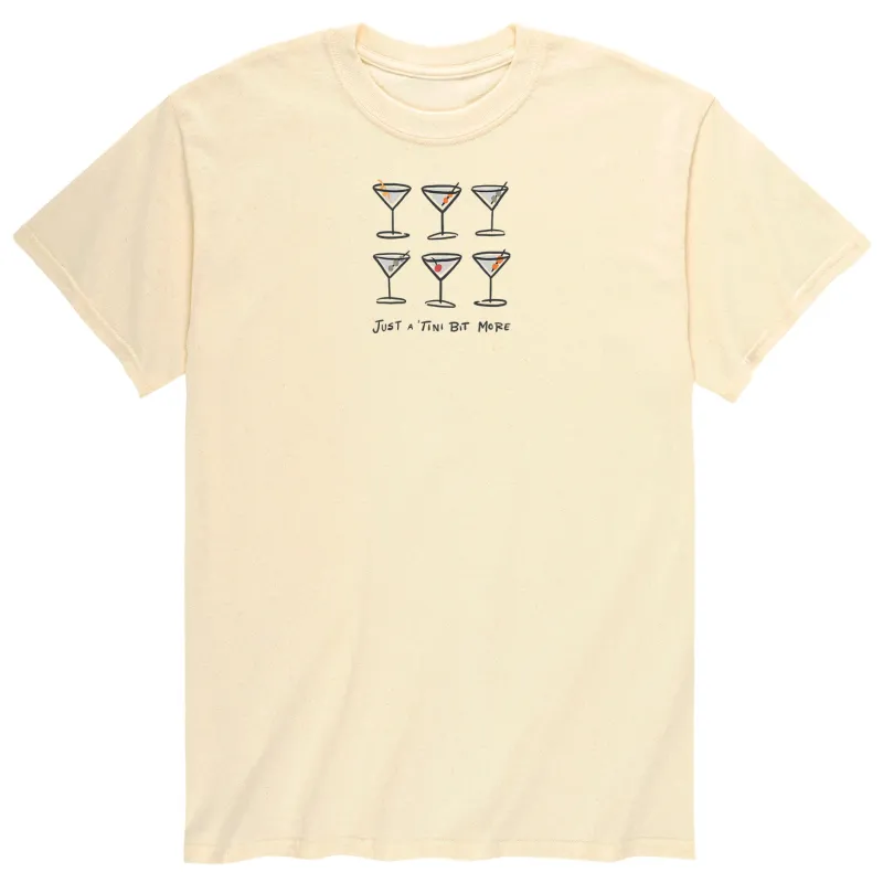 Instant Message - Just Tini Bit More - Men's Short Sleeve Graphic T-Shirt sold by Zulily