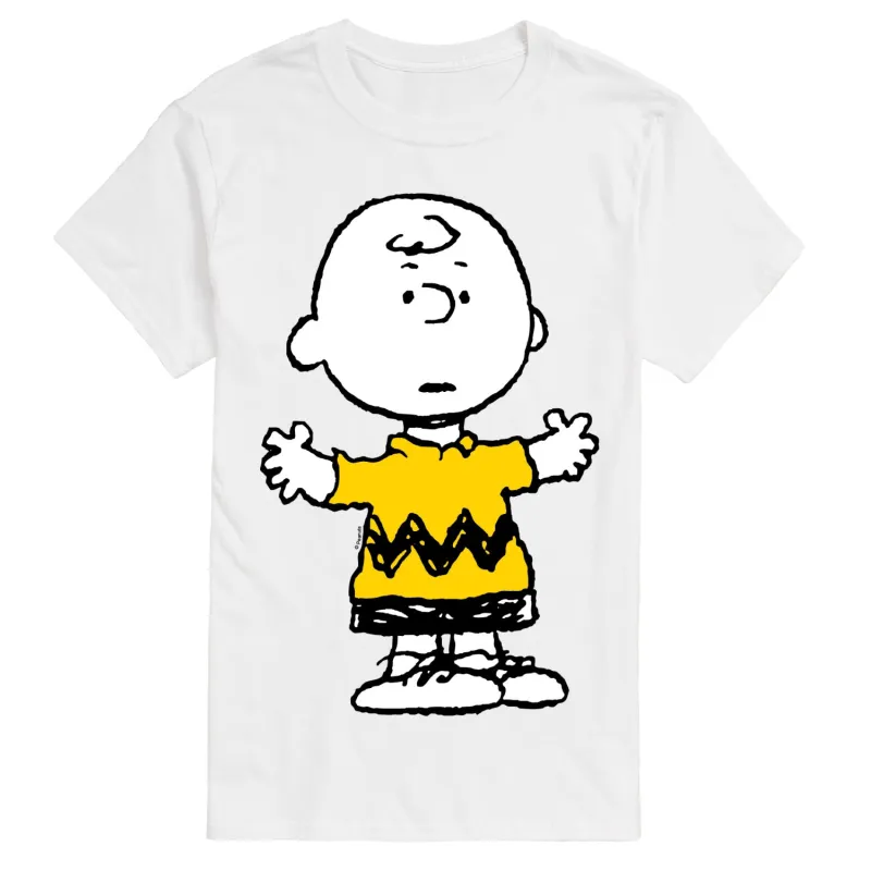 Peanuts - Charlie Brown Standing- Men's Short Sleeve Graphic T-Shirt sold by Zulily