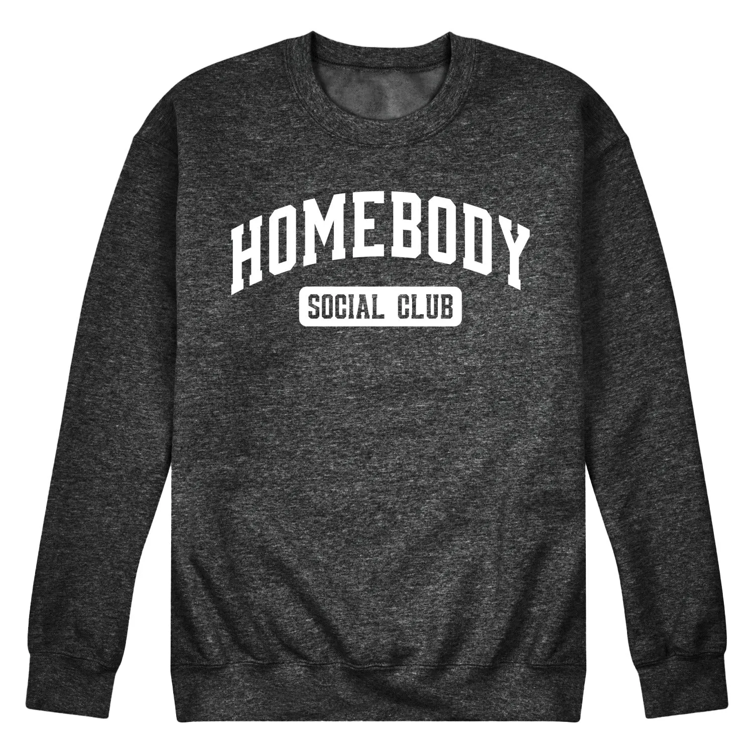 Instant Message - Homebody Social Club - Men's Crew Fleece Sweatshirt sold by Zulily product image thumbnail 3