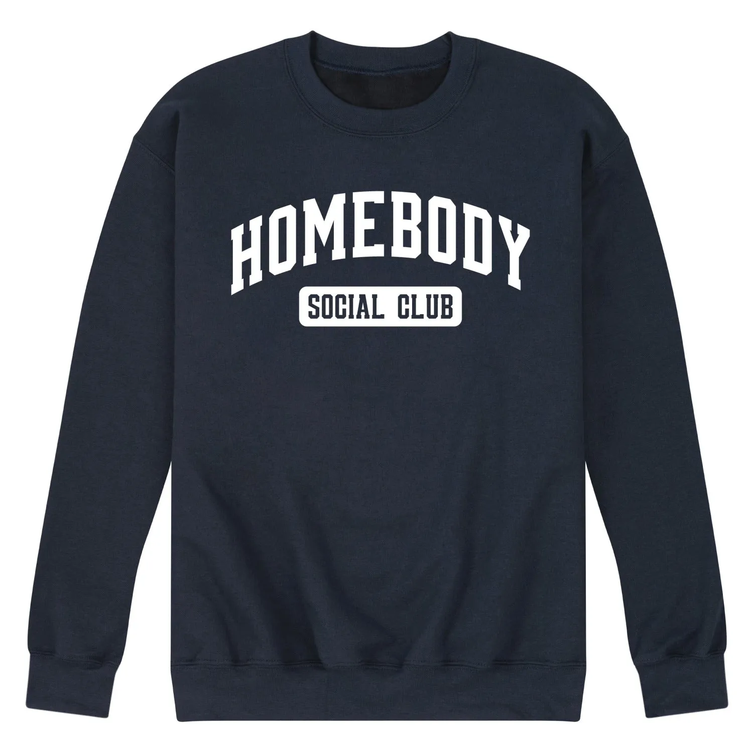 Instant Message - Homebody Social Club - Men's Crew Fleece Sweatshirt sold by Zulily product image thumbnail 4