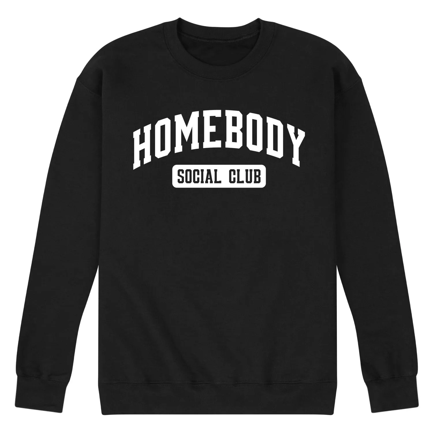 Instant Message - Homebody Social Club - Men's Crew Fleece Sweatshirt sold by Zulily