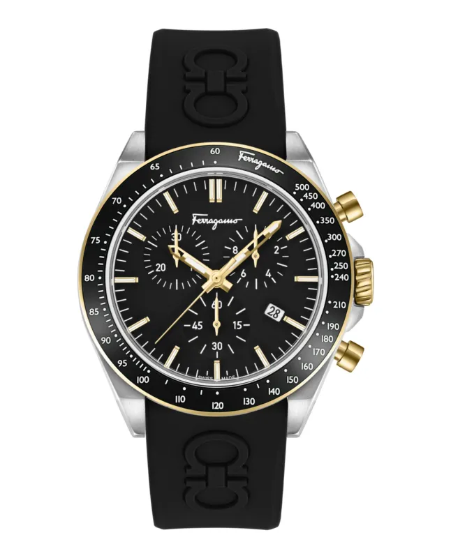 Ferragamo Urban Chrono Silicone Watch sold by Zulily