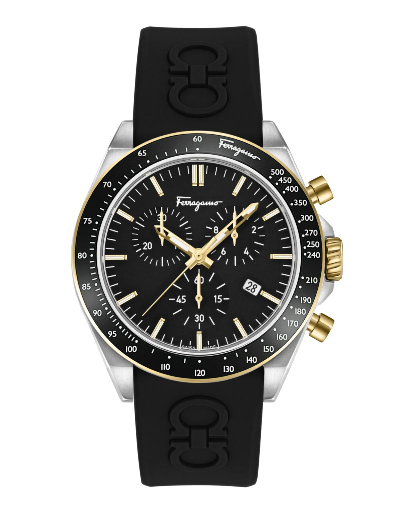 Ferragamo Urban Chrono Silicone Watch sold by Zulily