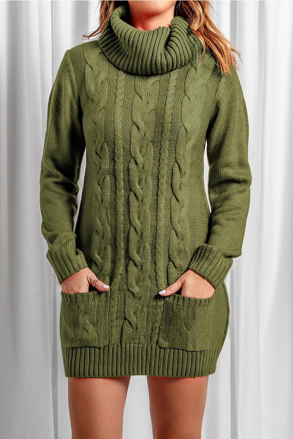 Threaded Pear Isabella Cowl Cable Knit Sweater sold by Zulily product image thumbnail 4