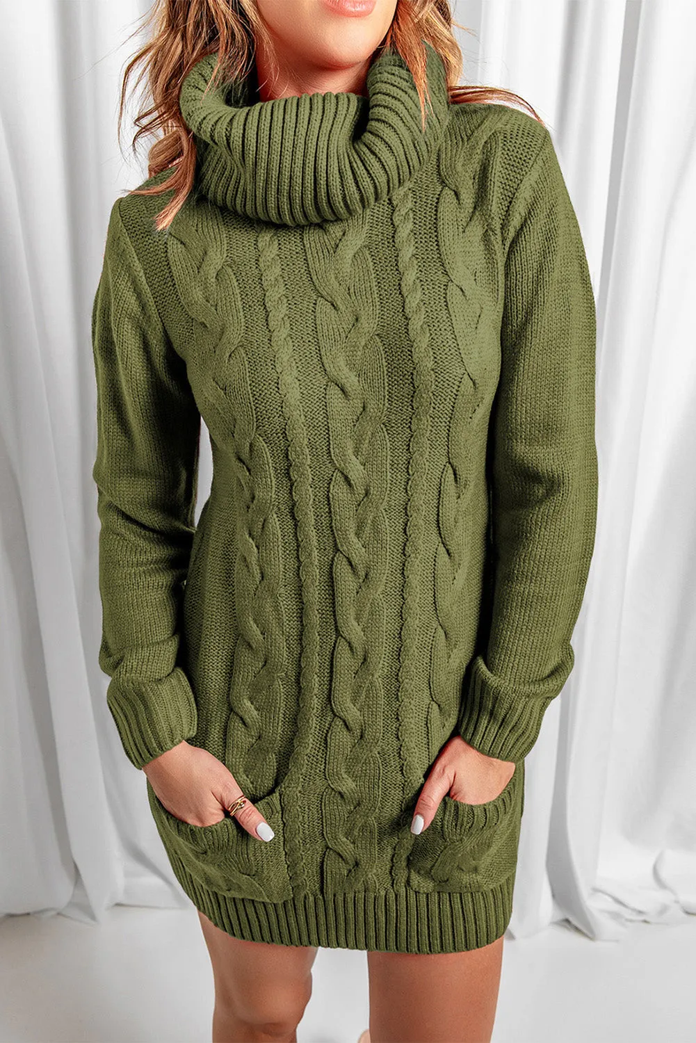 Threaded Pear Isabella Cowl Cable Knit Sweater sold by Zulily
