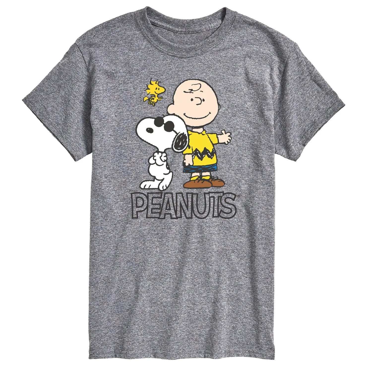 Peanuts - Charlie Brown, Snoopy & Woodstock - Men's Short Sleeve Graphic T-Shirt sold by Zulily product image thumbnail 2