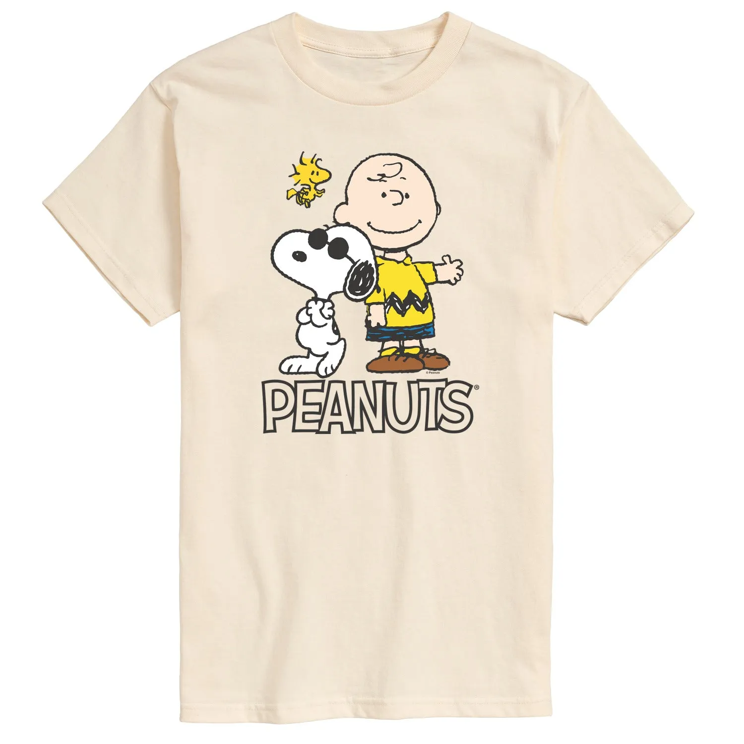Peanuts - Charlie Brown, Snoopy & Woodstock - Men's Short Sleeve Graphic T-Shirt sold by Zulily product image thumbnail 3